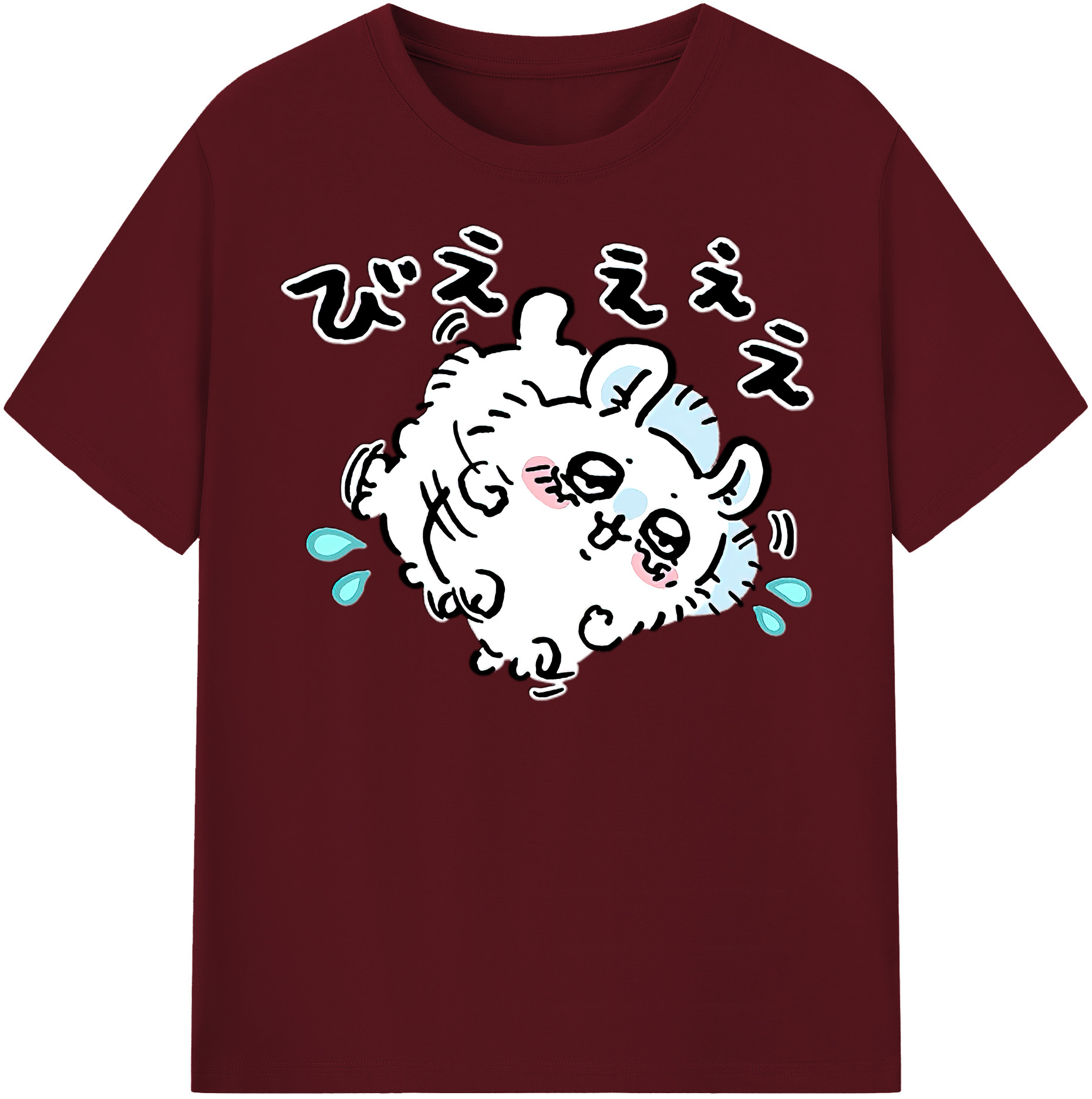 （画像用） ちいかわ モモンガ Chii-kawa Momonga 綿100％半袖Tシャツ（フロントプリント）